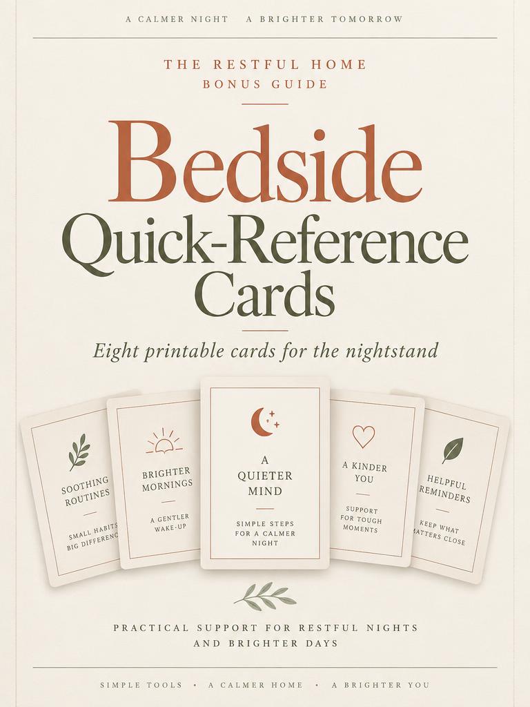Bedside Quick-Reference Cards first page